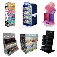 TERMEIN Présentoir en acrylique personnalisé en forme de L pour sachets de nicotine, sachets de snus et tabac sans fumée pour magasins de tabac