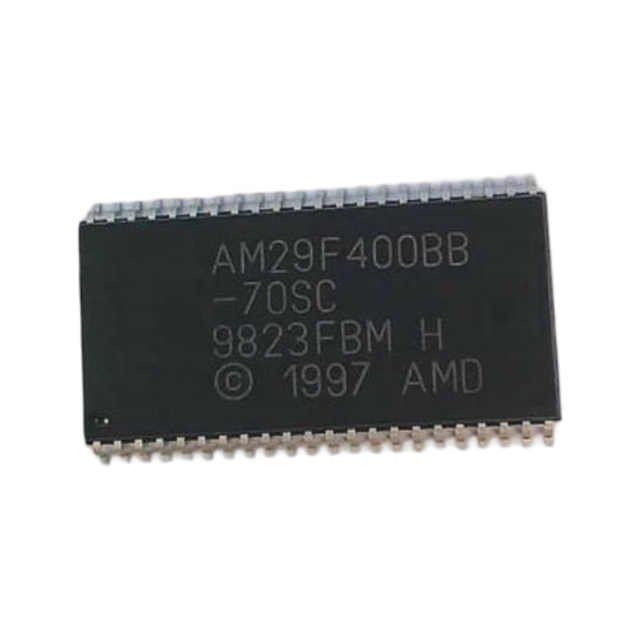AM29DL400BB-70EI Parallel nor Flash Memory 4Mbit (512Kx8/256Kx16) 70ns 3V Bottom Boot Sector - 48-Pin TSOP Package