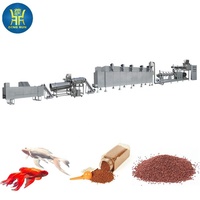 Nouvelle ligne de production d'extrudeuses automatiques pour aliments aquatiques flottants et coulants, machine de fabrication d'aliments pour poissons multi-combustibles