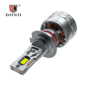 200W siêu sáng Điều kiện Mới dẫn đèn pha 20000ml Bóng đèn H7 hai ống đồng 6500K Nhiệt độ màu cao thấp chùm đèn pha - Product Image 5