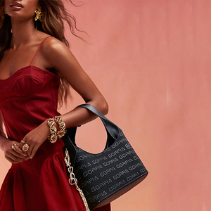 Bolso de Hombro Negro de Diseñador de Moda para Mujer, Bolso Tipo Hobo con Cadena y Colgante para el Verano - Product Image 2