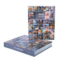 Livre de cuisine à couverture rigide personnalisé livre de recettes de lecture livre à couverture rigide en papier d'art de qualité supérieure pour la cuisine
