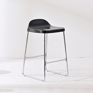 Chaise de comptoir de bar en métal <span class=keywords><strong>blanc</strong></span>, style moderne, petite taille, détachable, pour îlot de cuisine, vente en gros d'usine - Product Image 3