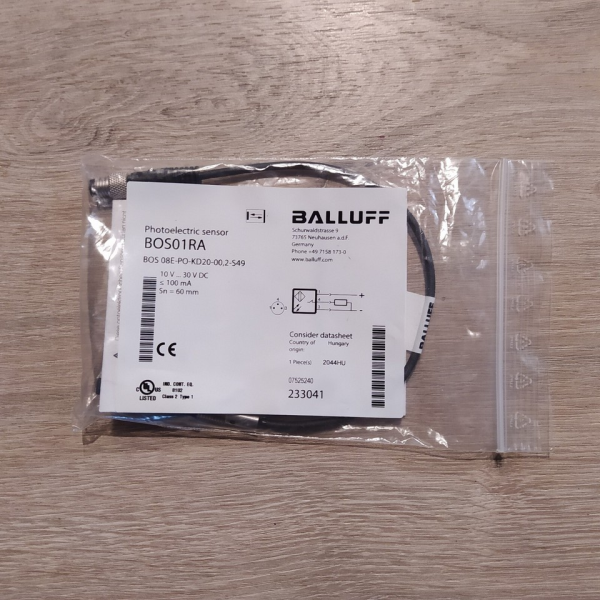 Brand New, Original Bos01ra 08e-po-kd20-002-s49 Photoelectric Sensor []&Industrial Automation Sensor