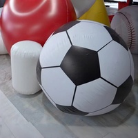 Ballon lunaire gonflable géant en PVC de haute qualité, personnalisable avec éclairage LED, fermeture éclair, pour publicité événementielle nocturne