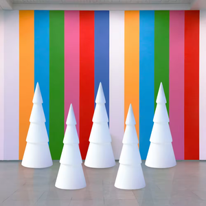 Ngoài trời LED Cây giáng sinh Đèn đứng hộp đêm khách sạn công viên bãi biển trang trí có thể sạc lại chiếu sáng RGB tâm trạng Led Tree - Product Image 2