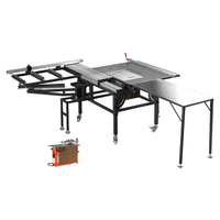 Scie à panneaux Mdf de précision pour le travail du bois Table coulissante Table de routeur et menuisier tout en un