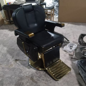 Fauteuil de barbier robuste conçu pour durer dans les salons très fréquentés, avec repose-pieds pour un confort accru pour vos clients - Product Image 3