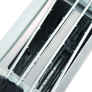 <span class=keywords><strong>Grille</strong></span>-<span class=keywords><strong>pain</strong></span> électrique 2 fentes en plastique intégral, toucher froid, prix abordable, modèle 304 #   Grill en acier inoxydable pour usage domestique, 700W, minuterie numérique - Product Image 3