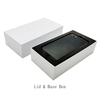 Caja Rígida de Papel Estilo Libro Magnética para Empaque de Teléfonos Móviles, Celulares y Smartphones con Logotipo Personalizado en Relieve OMT