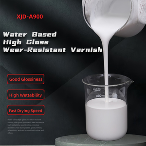 XJD-A900 sơn chống mài mòn có độ bóng cao dựa trên nước ngăn ngừa trầy xước và ma sát trên bề mặt vật liệu in - Product Image 6
