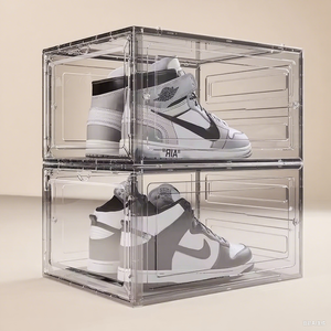 Hiện Đại Có Thể Gập Lại Giày Lưu Trữ Hộp Chức Năng Cho Phòng Khách Sử Dụng Pet Nhựa Tổ Chức Trong Suốt Giày Boxe - Product Image 2