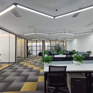 Thảm trải sàn thương mại LKHY, thảm ghép hình dạng gạch, chất liệu sợi PP, kiểu lông xoắn, thảm trải sàn văn phòng - Product Image 3