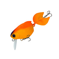 Leurre de pêche flottant Goldfish Crank 56mm 6.8g pour eau douce, leurre de surface artificiel dur pour achigan, wobblers, leurre pour perche