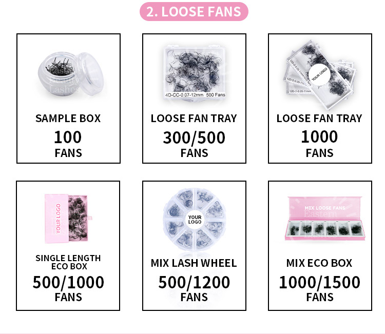 lash extension fans promade