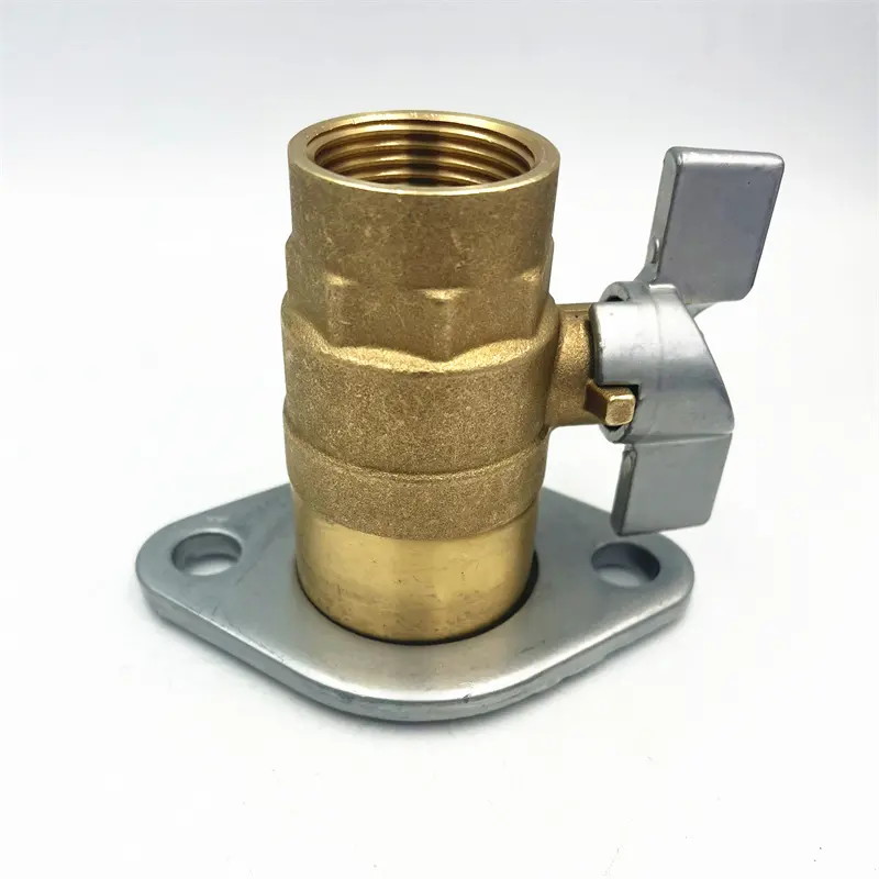 full bore 1 inch 1" ISO pn40 flange type connection quick shutoff valve ball valve to and flange brass flanged lvalve