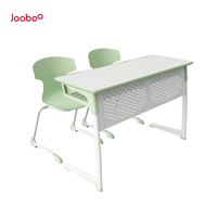 Unité de chaise de bureau deux places à taille fixe pour les lycéens, ODM disponible