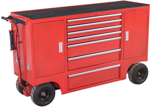 Carrello di Servizio Industriale Direttamente dalla Fabbrica, con Piano in EVA, Ruote Incassate, Sistema di Bloccaggio Centrale, Doppie Maniglie, Antiruggine, per <span class=keywords><strong>Officina</strong></span> - Product Image 6