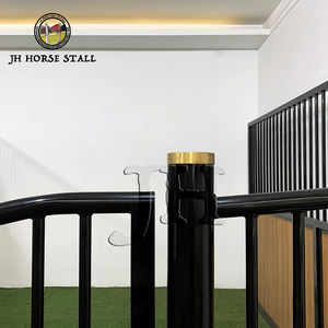 <strong>Horse</strong> Stable Door Hinges Hay <strong>Feeder</strong> Equestrian Equipment Bamboo Stables Safe <strong>Horse</strong> Stall Front Panel with Hinged Door - Product Image 3