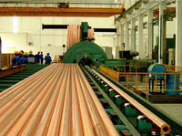 Ligne de production de tubes en cuivre pour condenseurs, haute vitesse, économie d'énergie, contrôlée par PLC |   pour climatiseur, refroidisseur et échangeur de chaleur