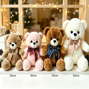 Peluche Orsetto Teddy Misto Hello, Giocattoli di Peluche Imbottiti, Morbidissimi, con Imbottitura in Cotone PP, Regalo all'Ingrosso - Product Image 5