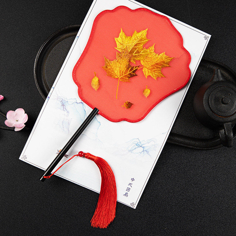 Red [Double-Sided Embroidery]Flying Immortal  Beauty Maple