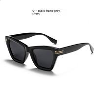 Vente chaude en gros Designer Classique Rétro Logo Lunettes de soleil Épais Plein cadre Écaille de tortue Carré Hommes Femmes Lunettes de soleil