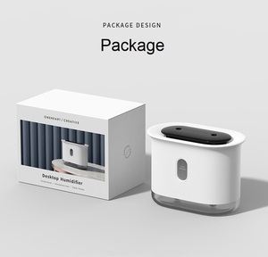 Drahtlose Menge an Strom anzeige Transparenter Luftbe feuchter Batterie betriebener 1L Big Mist Dual Spray Luftbe feuchter - Product Image 4