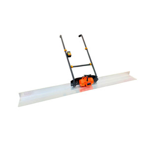 Machine de nivellement de sol à vibrateur à béton motorisé avec moteur et pompe à engrenages, couleur noire, conception économe en énergie - Product Image 1
