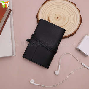 กล่องเก็บสายดาต้า USB ความจุขนาดใหญ่, ที่เก็บสายหูฟัง, กระเป๋าเก็บของหนัง PU - Product Image 3