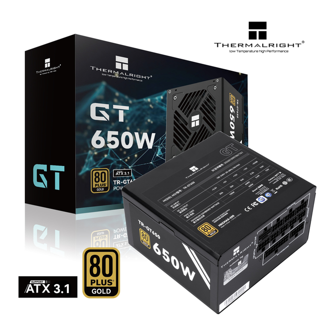 Thermalright 80PLUS Gold 650W Modular ATX Power Supply 5V Output Quiet Computer Power Supply Units for Desktop