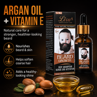 Huile Essentielle pour Barbe Prix Usine Soin de la Peau Marque Privée Sérum Naturel pour la Croissance de la Barbe Huile de Croissance Capillaire, 30ml