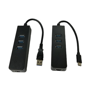 Base de Conexión de Expansión USB-C a USB 3.0 RJ45 4 en 1 de Alta Velocidad para Portátil - Product Image 1