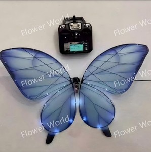 Papillon Bionique Décoratif d'Extérieur pour Jardin, Insecte Dynamique Simulé Coloré, Télécommande Radio RC, Modèle Hsj Butterfly-1 - Product Image 5