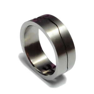 Anillos Árabes de Acero Inoxidable de Titanio Grabados con Lagarto Hueco Baratos - Product Image 3