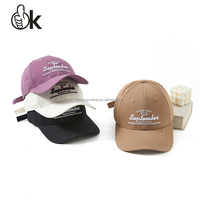 Gorra de béisbol de 6 paneles de estilo americano morado, sombrero de papá suave impermeable, Gorras de sarga de algodón bordadas personalizadas, logotipo personalizado
