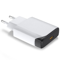 Cargador Rápido HNT 45W GaN PD 3.0 Tipo-C con Enchufe Europeo para Teléfono y Portátil con Protección OTP a Prueba de Fuego, Adaptador de Viaje