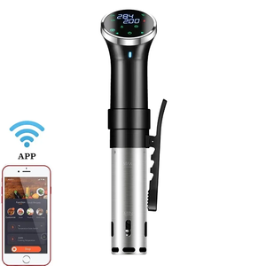 <strong>Slow</strong> <strong>Cooker</strong> Machine Immersion Circulator 1100W LCD Touchscreen Temperature and <strong>Time</strong> WIFI Control Sous <strong>Cooker</strong> for Meat Fish - Product Image 1