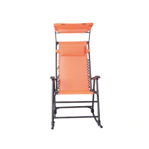 Zéro Gravité <span class=keywords><strong>Chaise</strong></span> Inclinable <span class=keywords><strong>avec</strong></span> <span class=keywords><strong>Auvent</strong></span> de Couchage Extérieur Soleil Salon Camping Plage <span class=keywords><strong>Chaise</strong></span> À Bascule pour les Loisirs - Product Image 4