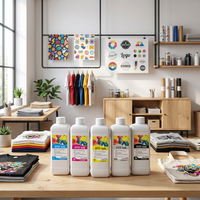 Cetak Digital Langsung ke Film (DTF) FCOLOR dengan Bubuk Film DTF A3 dan Tinta DTF untuk Printer DTF DTG L1800 EPSON I3200