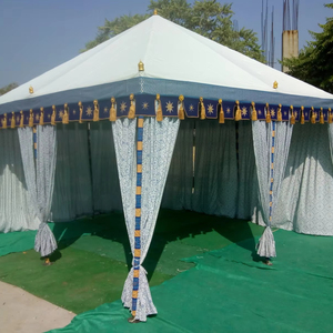 PERGOLA 4,5 m x 4,5 m Pérgola Tienda de campaña Reemplazo al aire libre Yurta de lona para jardín Camping Eventos Four Seasons - Product Image 2