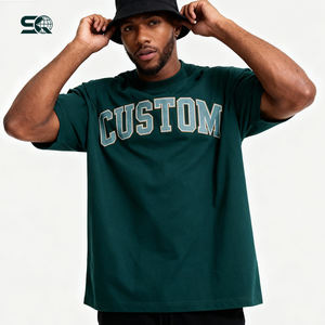 T-shirt a Maniche Corte Personalizzata con Logo per <span class=keywords><strong>Uomo</strong></span> e <span class=keywords><strong>Donna</strong></span>; Maglietta da <span class=keywords><strong>Uomo</strong></span> con Spalle Cadenti e Motivi Stampati. - Product Image 3