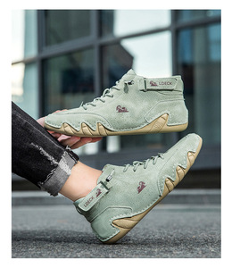 Botas Deportivas Casuales de Piel Genuina TPY0 Cross Border para <span class=keywords><strong>Hombre</strong></span> y Mujer, Talla Grande, de Caña Alta - Product Image 2