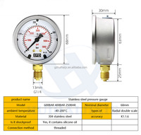 Tool Hydraulic Gauge Test Suite 0-60Mpa Electronic Portable Digital Pressure Gauge Measuring Instrument Applies to Excavators