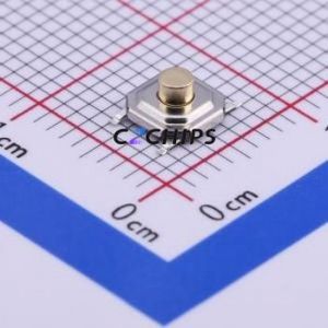 TS-1087S-02526 Tactile Switch SMD,5.2x5.2mm Switch Single Pole Single Throw Round Button Vertical Mount 5.2mm - Product Image 1