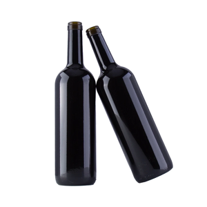 Nhà máy nóng bán 750ml rượu vang chai thủy tinh cổ màu xanh lá cây Bordeaux chai rượu vang với vít cap - Product Image 5