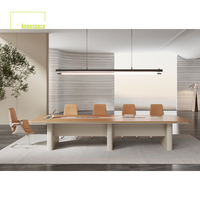 Table de formation moderne de grande taille pour employés, table de conférence de bureau et combinaison de chaises, table de réunion