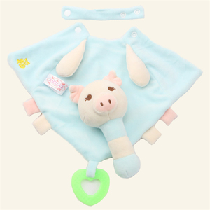 <span class=keywords><strong>Doudou</strong></span>-toalla redonda cómoda, muñeco de felpa de <span class=keywords><strong>conejo</strong></span> de peluche, edredón grande de animales para bebé, gran oferta - Product Image 2