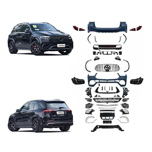 Kit de Carrocería de Material PP ABS para Benz W167 <span class=keywords><strong>GLE</strong></span> 350 <span class=keywords><strong>450</strong></span> <span class=keywords><strong>4MATIC</strong></span>, Actualización al Estilo GLE63 <span class=keywords><strong>AMG</strong></span>, Venta Directa de Fábrica - Product Image 1