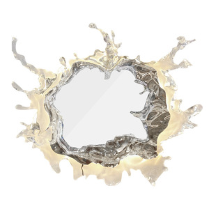 Espejo Decorativo Artístico con Lámpara de Pared de Agua para Salas de Estar, Hoteles, Salas de Exposición y Baños, Espejos Decorativos Populares con Efecto de Agua - Product Image 2